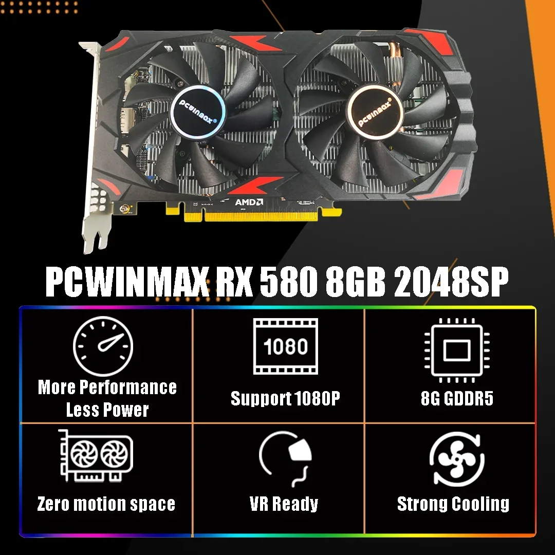 Видеокарта PCWINMAX Radeon RX  – обзор и цена Video Gaming & Esports Usd Acc