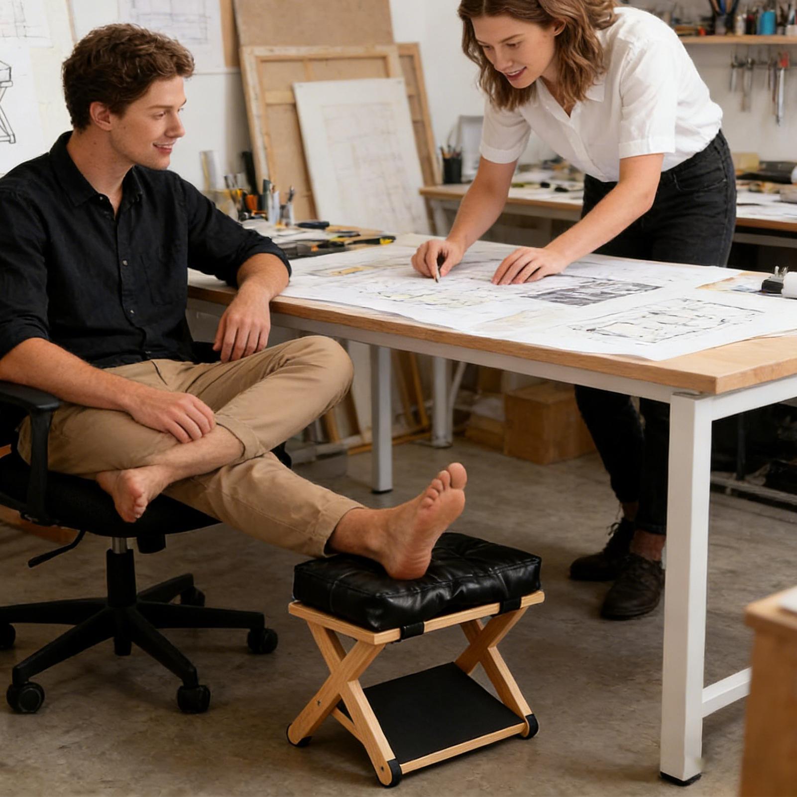 Подставка для ног под стол, де – обзор и цена Footrest Under Desk