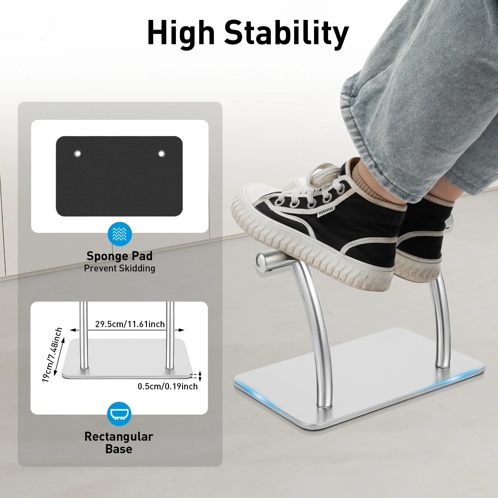 Подставка для ног из нержавеющ – обзор и цена Footrest Under Desk