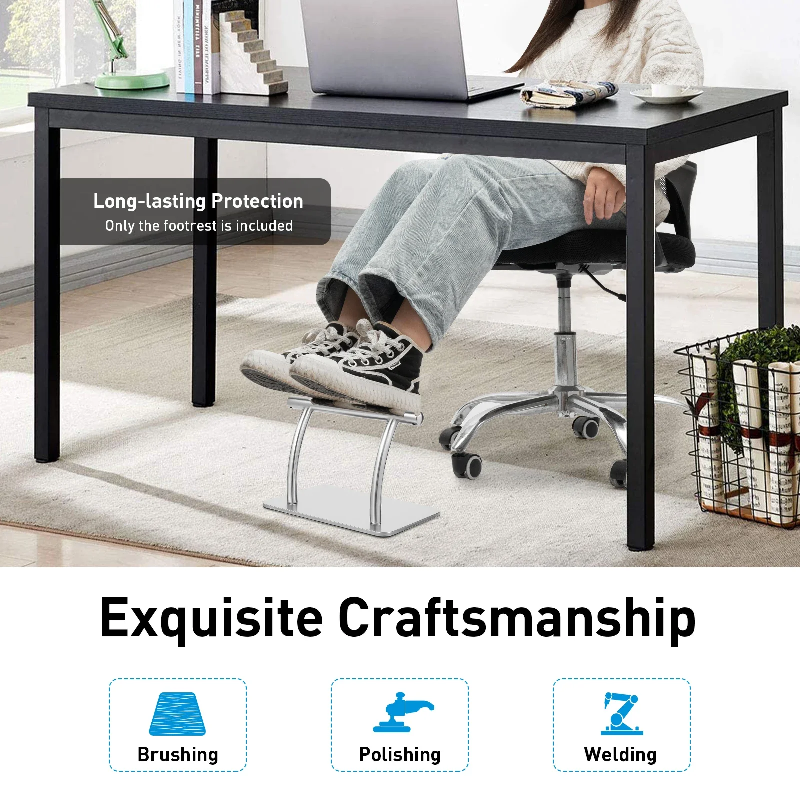Подставка для ног из нержавеющ – обзор и цена Footrest Under Desk